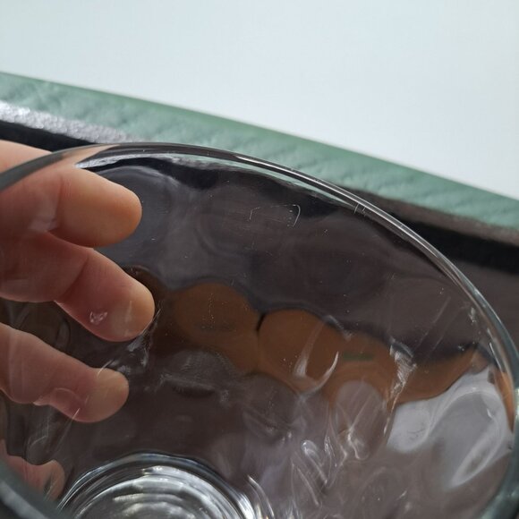 Anchor Hocking Mid-Century Modern Bubble Pattern Double Old Fashion Glass - Picture 2 of 8